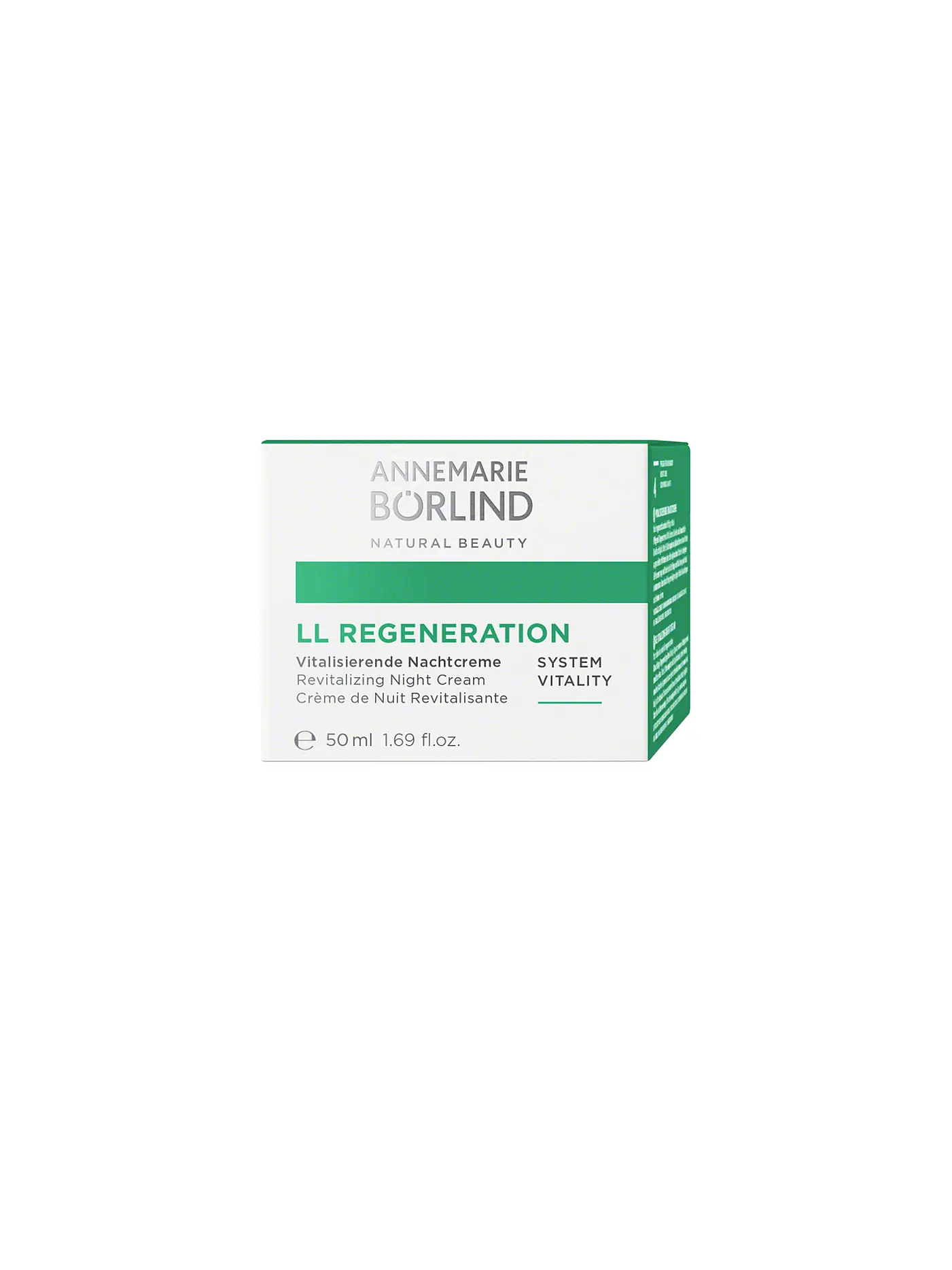 ANNEMARIE BÖRLIND | LL REGENERATION - System Vitality - Nachtcreme 50ml | 